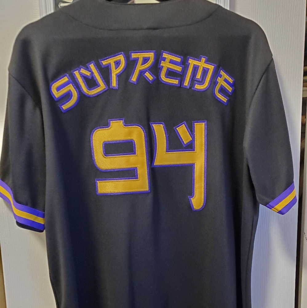 Supreme RedRum Baseball jersey
